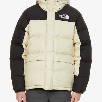 Himalayan padded shell-down hooded puffer jacket