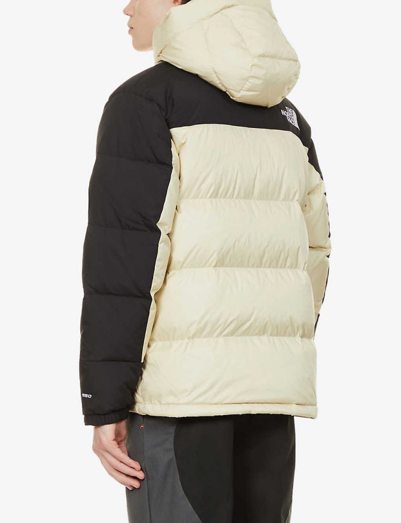 Himalayan padded shell-down hooded puffer jacket