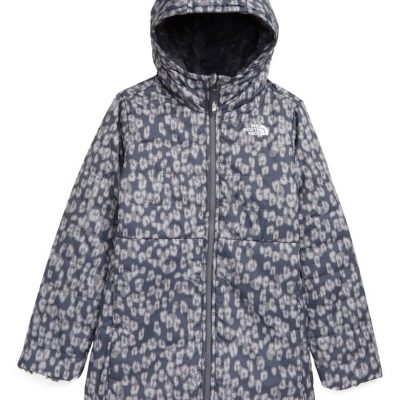 Kids' Mossbud Swirl Reversible Water Repellent Hooded Jacket