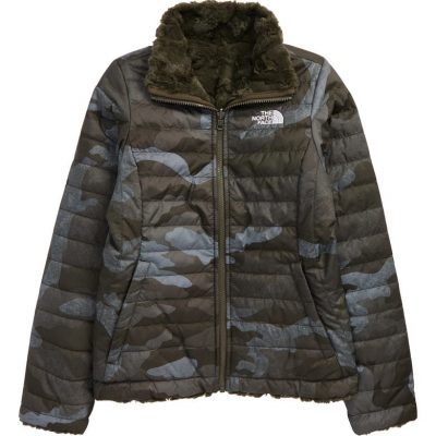 Kids' 'Mossbud Swirl' Reversible Water Repellent Jacket