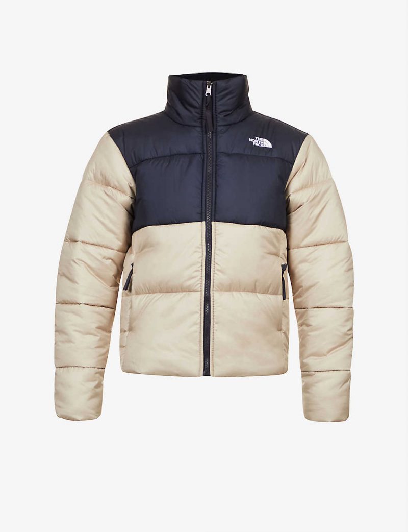 Saikuru high-neck padded shell jacket