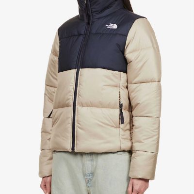 Saikuru high-neck padded shell jacket