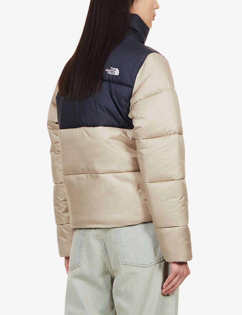 Saikuru high-neck padded shell jacket