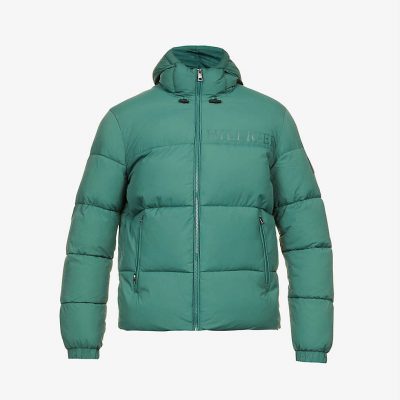 Loft padded shell hooded jacket