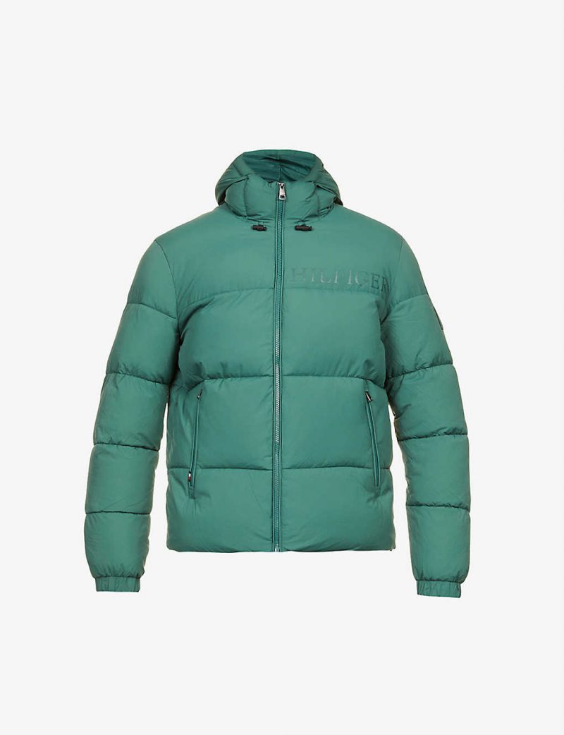 Loft padded shell hooded jacket