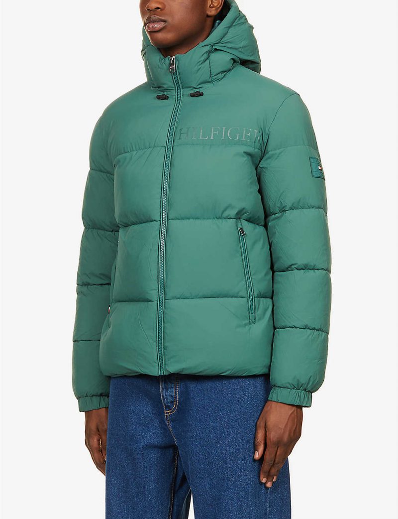 Loft padded shell hooded jacket