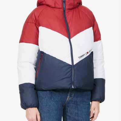 Essential Down chevron shell jacket