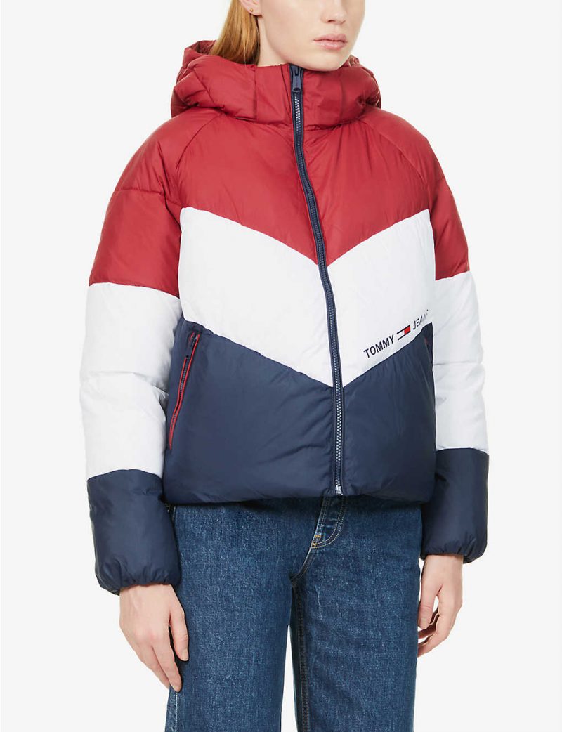 Essential Down chevron shell jacket