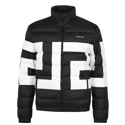Versace Greca Puffer Jacket for Men and Women