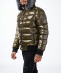 Avenue George V Paris Down Olive Jacket