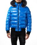 Avenue George V Paris Down Royal Blue Jacket