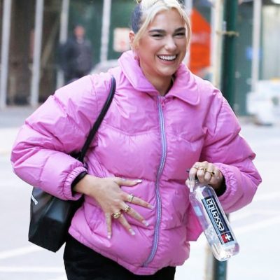 Dua Lipa Punk Puffer Jackets