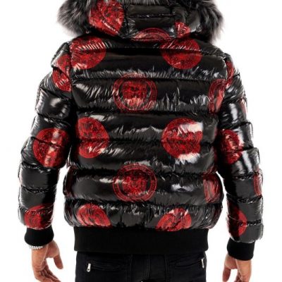 George V Paris Bomber Black And Red Jackets