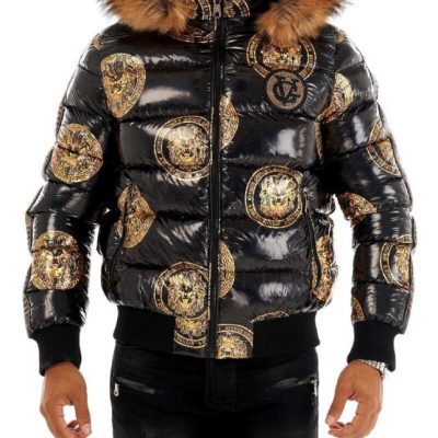 George V Paris Gold Bomber Jacket