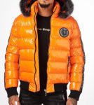 George V Paris Orange Bomber Jacket