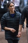 Meghan Markle Black Puffer Jacket