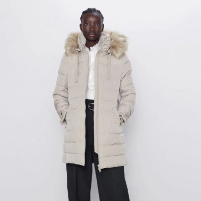 Women Long Puffer Coat