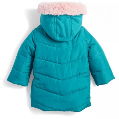 Baby Girls Blue Parka