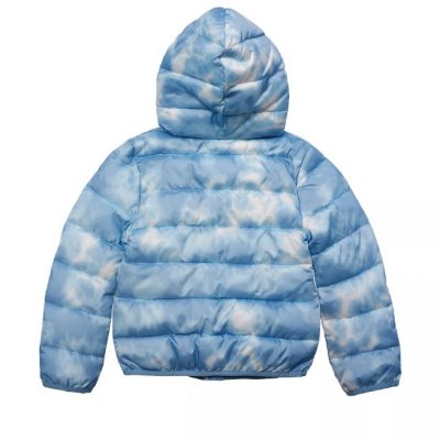 Little Girls Solid Packable Blue Jacket