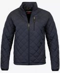 Men’s Diamond Quilted Blue Jacket