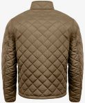 Men’s Diamond Quilted Olive Jacket