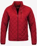 Men’s Diamond Quilted Red Jacket