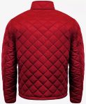 Men’s Diamond Quilted Red Jacket