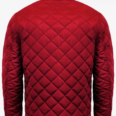 Men’s Diamond Quilted Red Jackets