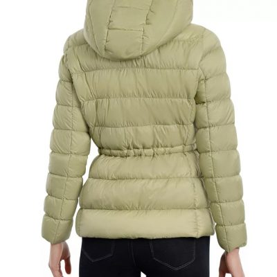Women’s Hooded Light Sage Coat
