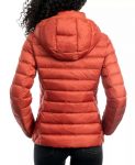 Women’s Hooded Packable Orange Jacket