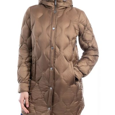 Women's Hooded Quilted Down Puffer Coat