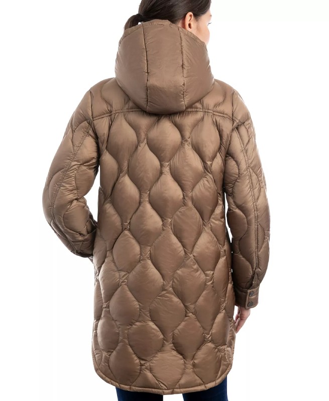 Women's Hooded Quilted Puffer Coat