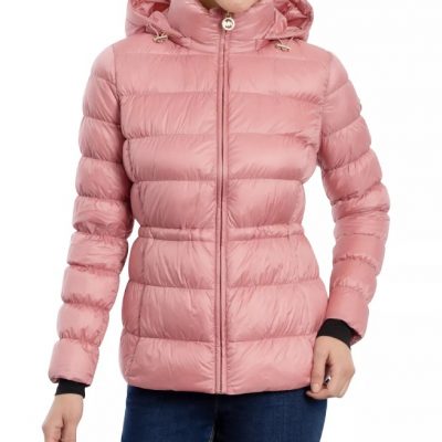 Women's Hooded Rose Puffer Coat