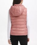 Women’s Packable Hooded Rose Puffer Vest