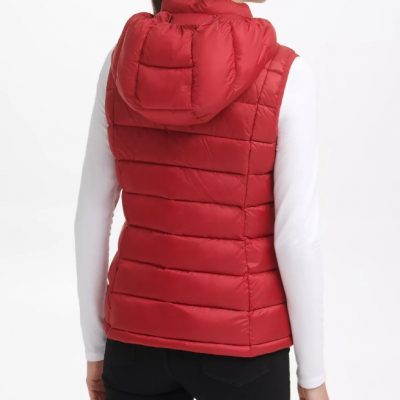 Women's Packable Hooded Puffer Vest