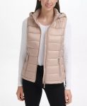 Women’s Packable Hooded Sand Puffer Vest