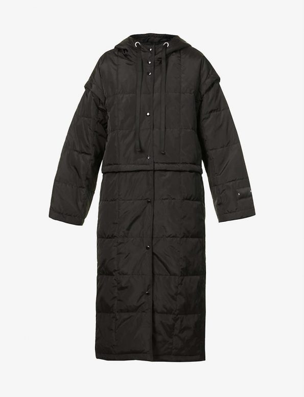 Eden Detachable Sleeve Recycled Polyamide Puffer Coat