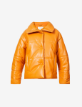 Hide Padded Vegan Faux Leather Puffer Jacket