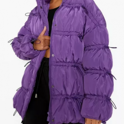 Hooded Padded Puffer Coat