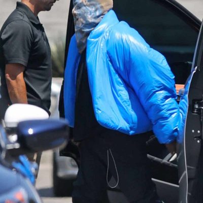 Kanye West Blue Puffer Yeezy Jacket