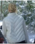 A Family Affair 2024 Nicole Kidman White Puffer Jacket
