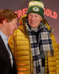 Green And Gold Craig T. Nelson Yellow Puffer Jacket