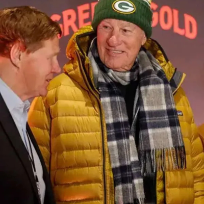 Green And Gold Craig T. Nelson Yellow Puffer Jacket