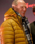 Green And Gold Craig T. Nelson Yellow Puffer Jacket