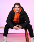 James Morosini It’s What’s Inside Black Puffer Jacket