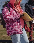 Juice Wrld Camo Puffer Jacket
