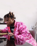 Juice Wrld Camo Puffer Jacket