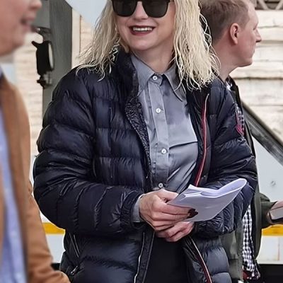 My Spy The Eternal City 2024 Anna Faris Black Puffer Jacket