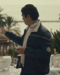Riccardo Scamarcio Race For Glory 2024 Black Puffer Jacket