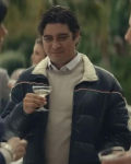 Riccardo Scamarcio Race For Glory 2024 Black Puffer Jacket